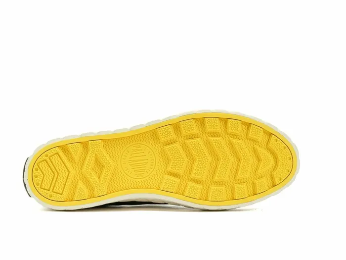 Palladium Palla Ace Canvas Blackwhite Asparagus Kids Sneakers