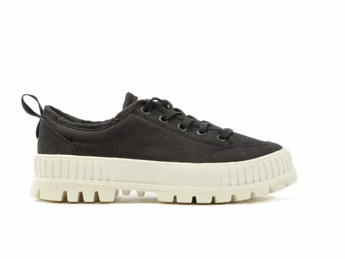 Palladium Pallashock Lo Organic 2 Black Women Sneakers