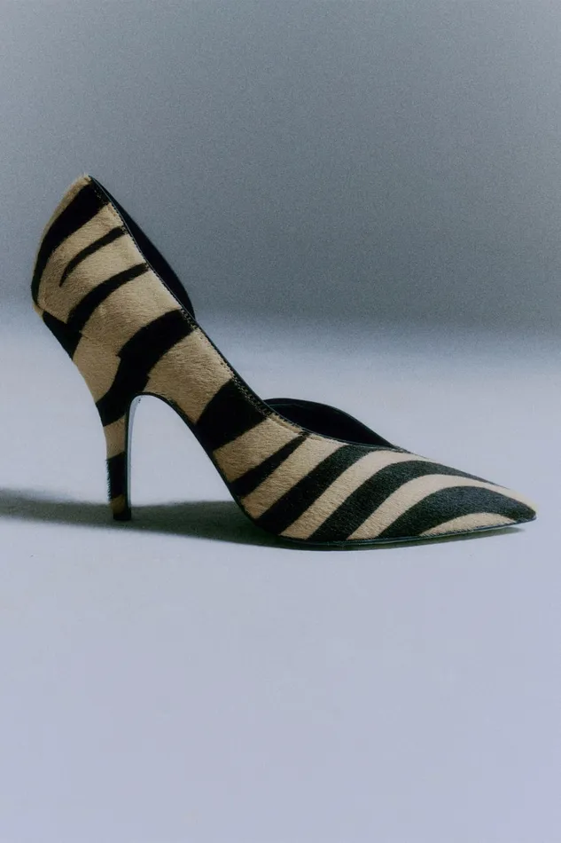 Patrizia Pepe Leather Pumps Black Beige Footwear
