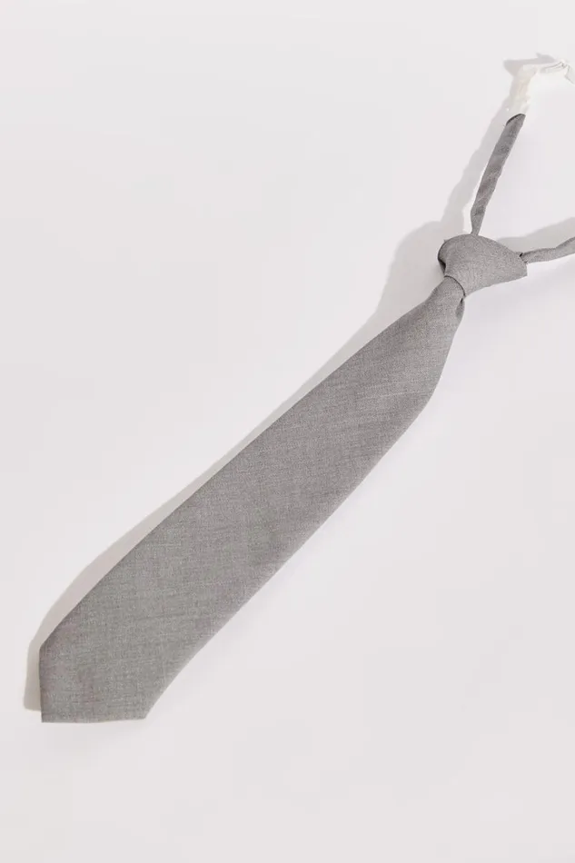 Schiffer Neck Tie In Grey Women Showpo Scarves and Gloves