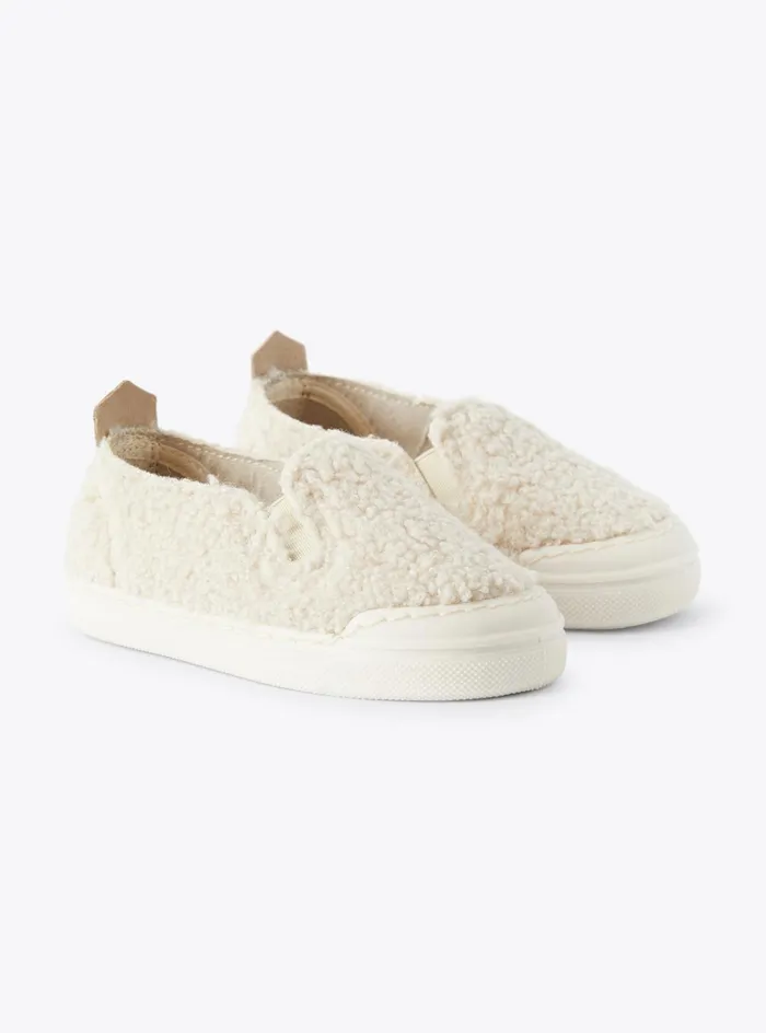 Shoes Baby 036Girl 216Boy 216 Il Gufo Curly Fabric Slipon Sneakers