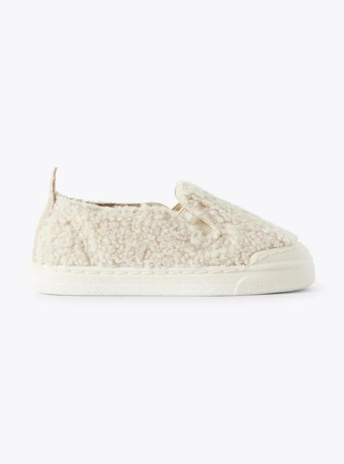Shoes Baby 036Girl 216Boy 216 Il Gufo Curly Fabric Slipon Sneakers