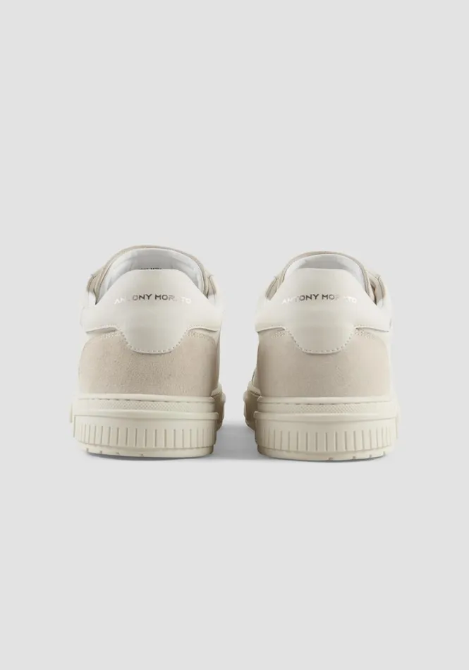 Sneakers Men Antony Morato Theo Sneakers In White Leather Paper