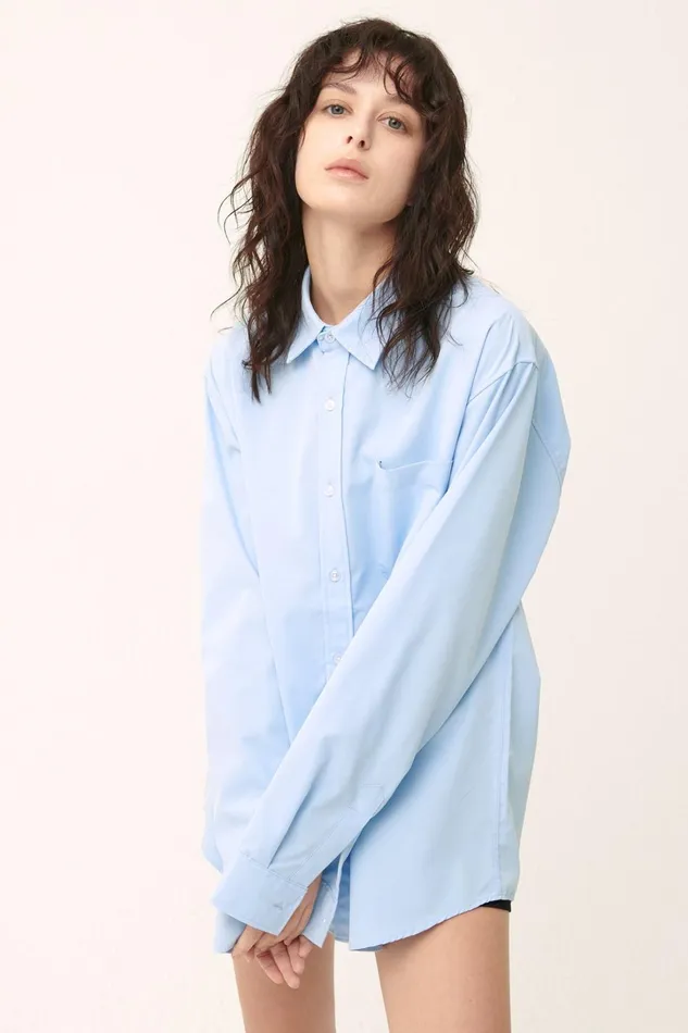 Storets Arden Oversized Shirt 15colors Women Shirts and Blouses