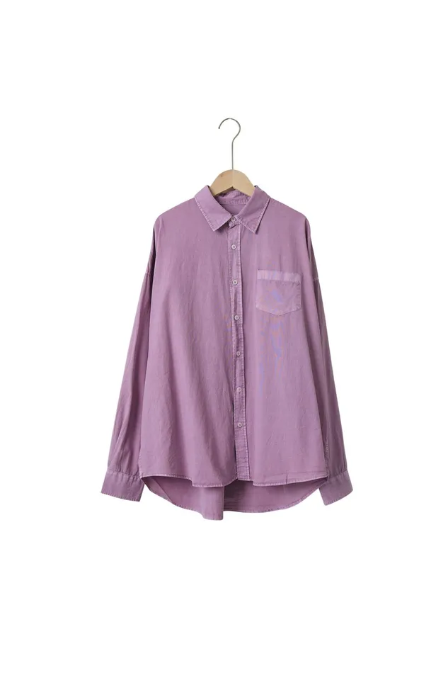 Storets Lydia Oversized Washed Shirt Women Shirts and Blouses