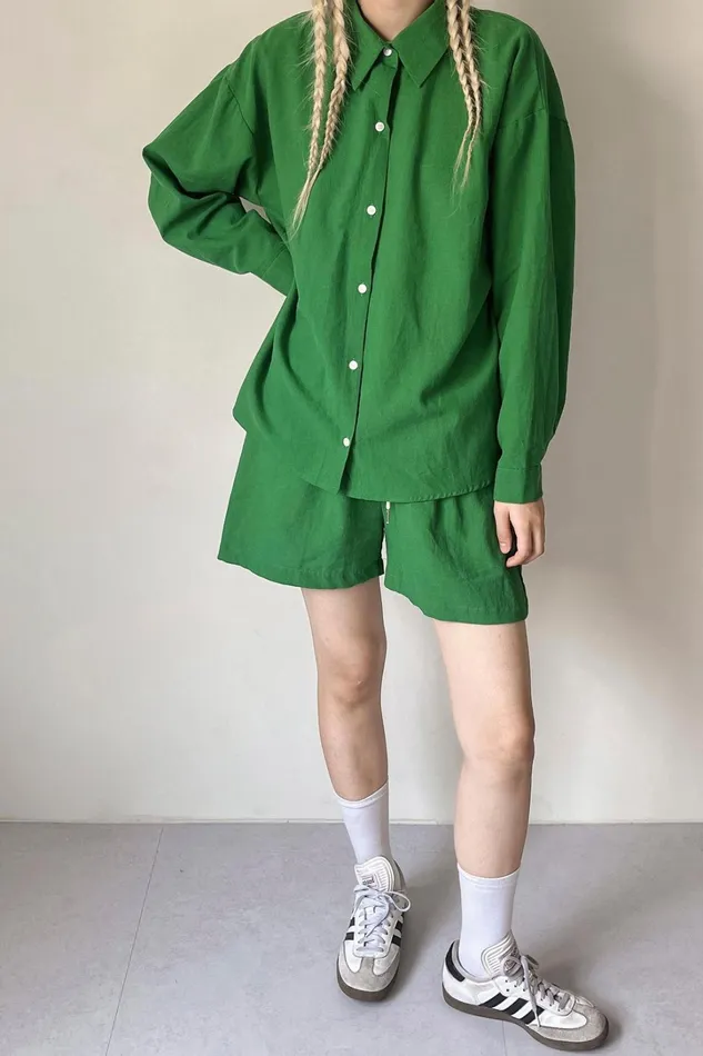 Storets Mia Openback Linen Shirt Women Shirts and Blouses
