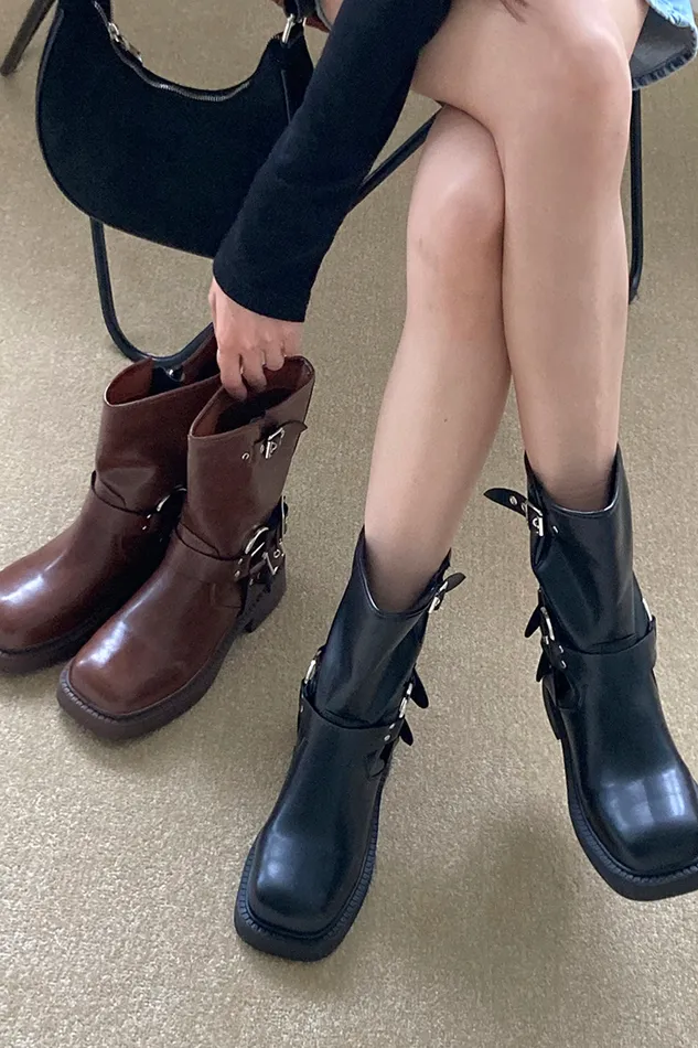 Storets Mila Biker Boots Women Shoes