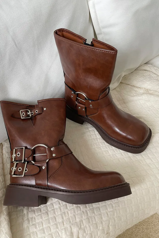 Storets Mila Biker Boots Women Shoes