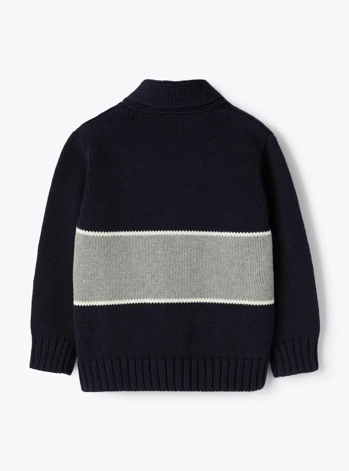 Sweaters And Cardigans Boy 216 Il Gufo Organic Cotton Cardigan