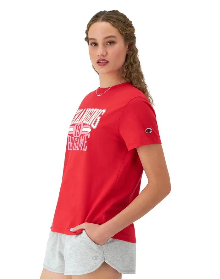 TShirt Changing The Game 1919 Graphic Solar Crimson Women Champion TShirts and Tops
