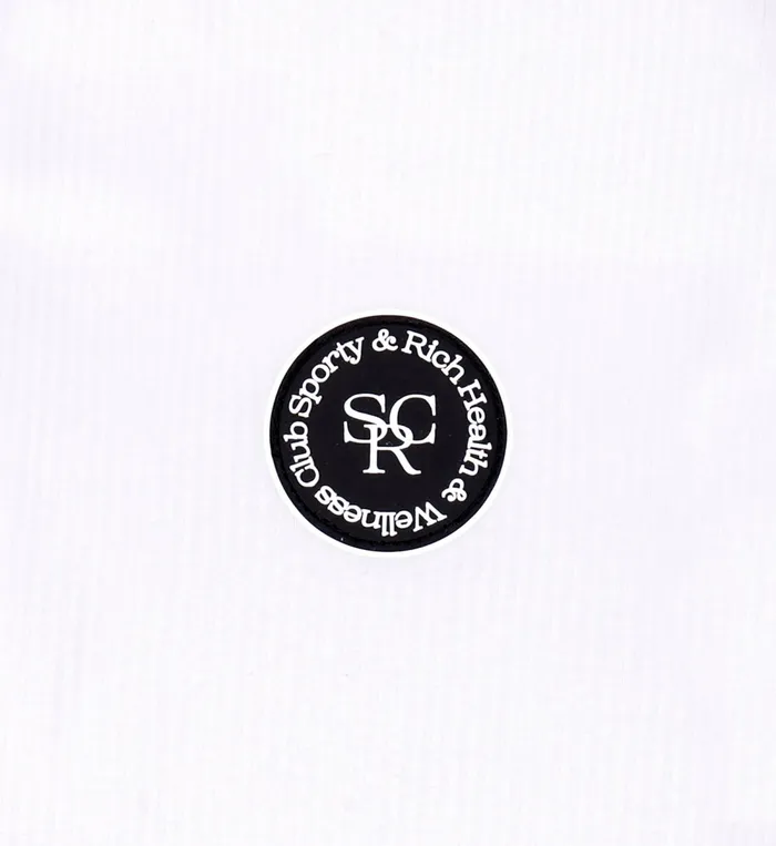 TShirts and Tops Women Sporty and Rich SRHWC Ribbed Tank 8211 WhiteBlack