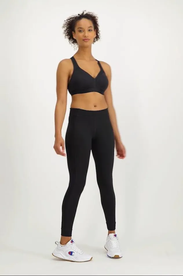 The Curvy Sports Bra C Logo Whiteblack Women Champion Sports Bras and Bralettes