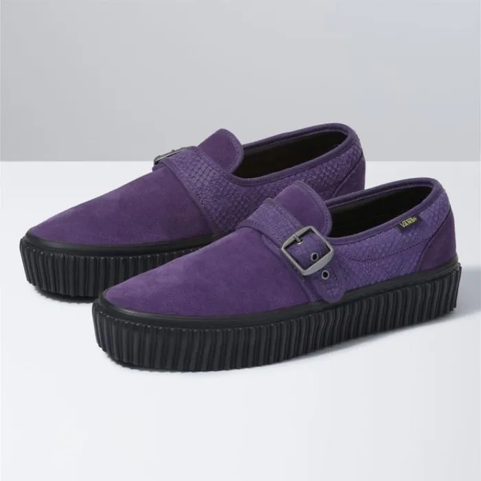 Vans Animal Style 47 Creeper SnakePurple Velvet Womens Classics Shoes