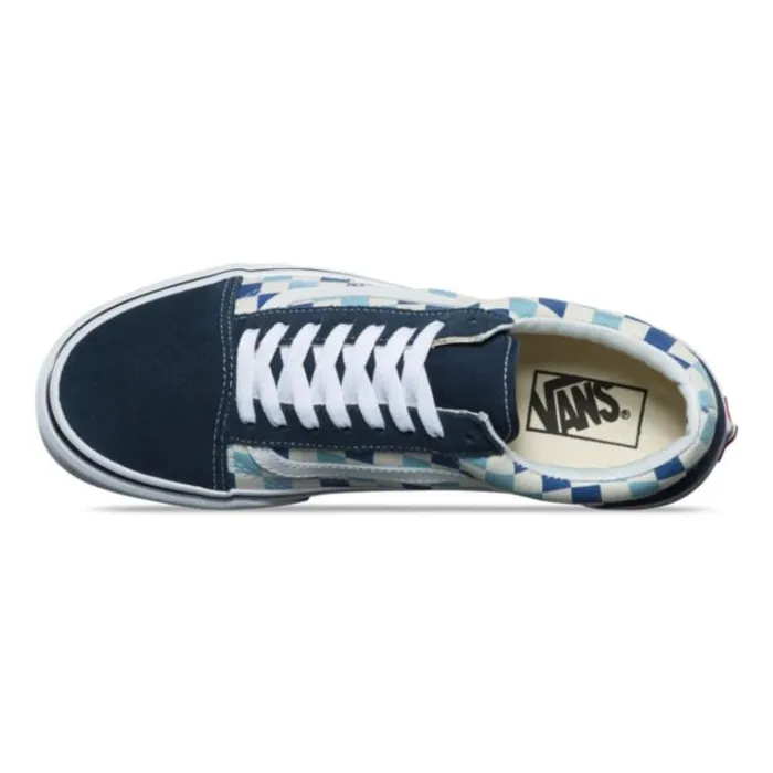 Vans Checkerboard Old Skool Blue TopazBlue MensWomens Classics Shoes Vans Checkerboard Old Skool Blue TopazBlue MensWomens Classics Shoes
