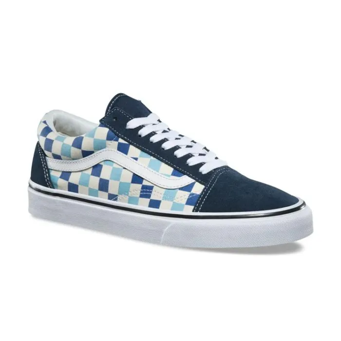 Vans Checkerboard Old Skool Blue TopazBlue MensWomens Classics Shoes Vans Checkerboard Old Skool Blue TopazBlue MensWomens Classics Shoes