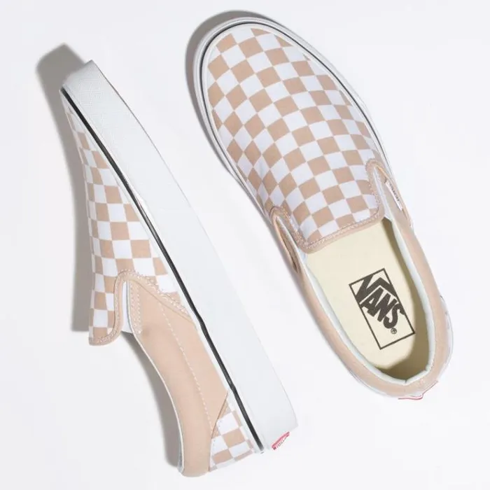 Vans Checkerboard SlipOn FrappeTrue White Womens Classics Shoes