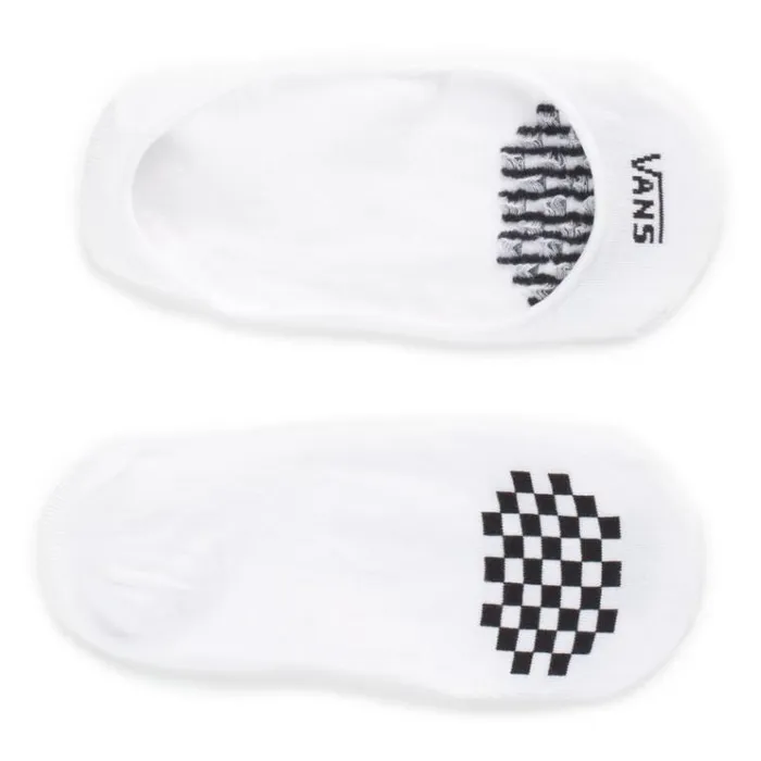 Vans Girly No Show Socks 3 Pack WhiteBlack Womens Socks