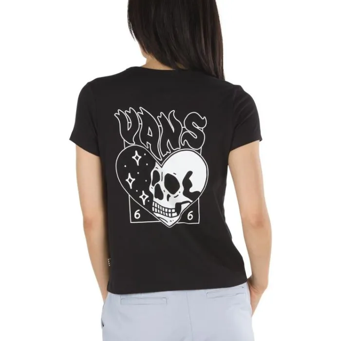 Vans Lomina Baby Tee Black Womens TShirts and Tanks