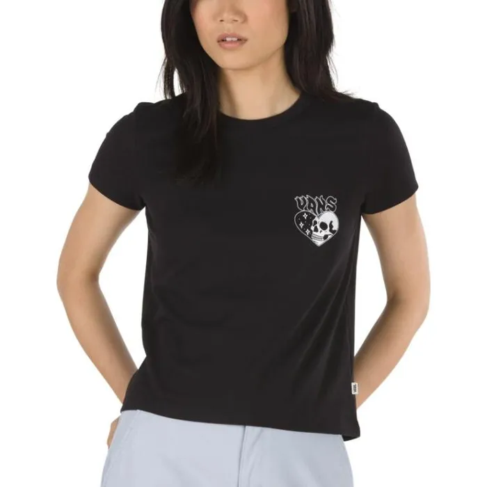Vans Lomina Baby Tee Black Womens TShirts and Tanks Vans Lomina Baby Tee Black Womens TShirts and Tanks