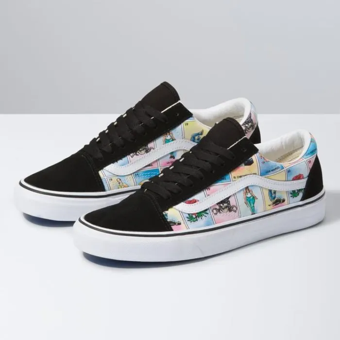 Vans LosOld Skool MultiTrue White Mens Classics Shoes