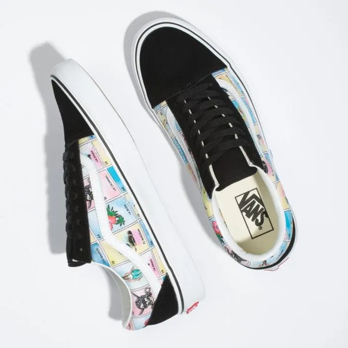 Vans LosOld Skool MultiTrue White Mens Classics Shoes Vans LosOld Skool MultiTrue White Mens Classics Shoes