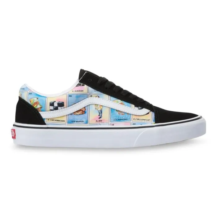 Vans LosOld Skool MultiTrue White Mens Classics Shoes Vans LosOld Skool MultiTrue White Mens Classics Shoes