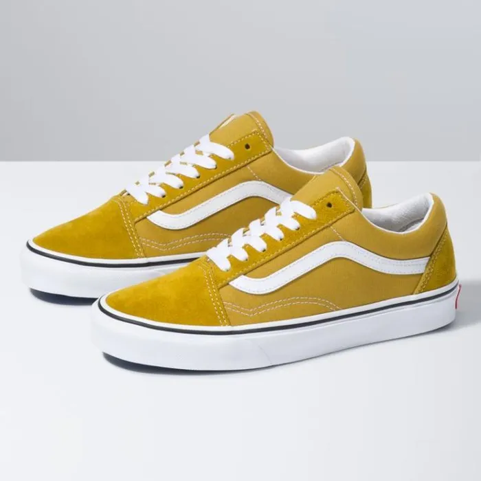 Vans Old Skool Olive OilTrue White MensWomens Classics Shoes