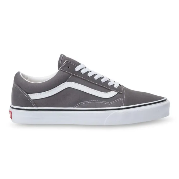 Vans Old Skool PewterTrue White MensWomens Classics Shoes Vans Old Skool PewterTrue White MensWomens Classics Shoes