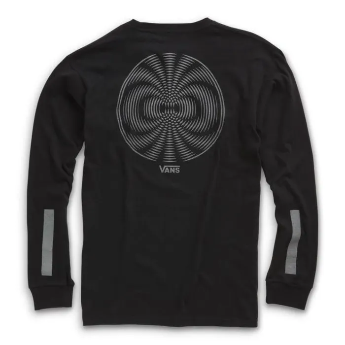 Vans Pro Skate Reflective Long Sleeve TShirt Black Mens TShirts and Tanks