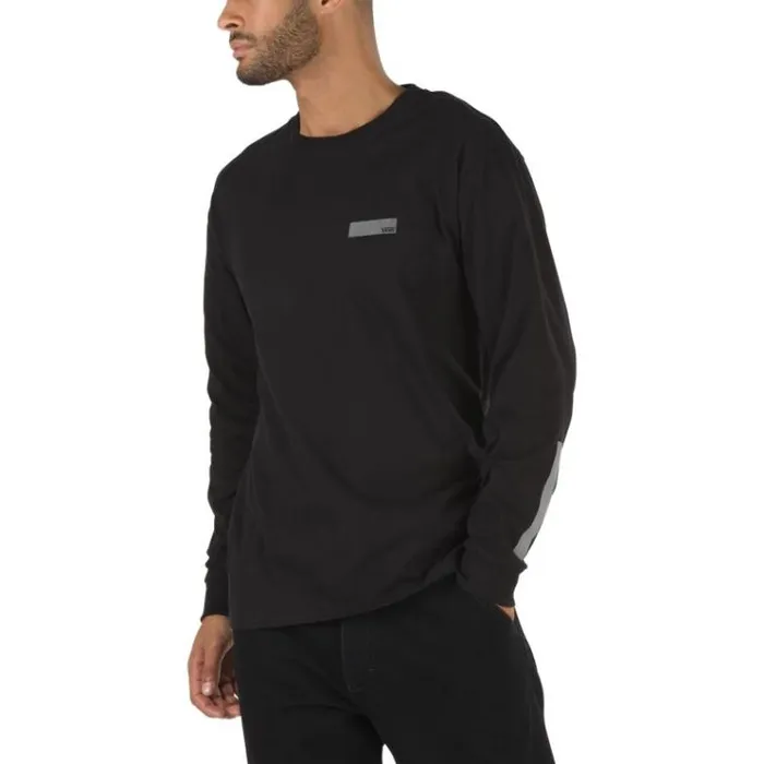 Vans Pro Skate Reflective Long Sleeve TShirt Black Mens TShirts and Tanks Vans Pro Skate Reflective Long Sleeve TShirt Black Mens TShirts and Tanks