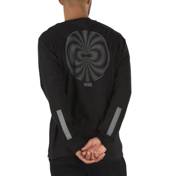 Vans Pro Skate Reflective Long Sleeve TShirt Black Mens TShirts and Tanks Vans Pro Skate Reflective Long Sleeve TShirt Black Mens TShirts and Tanks