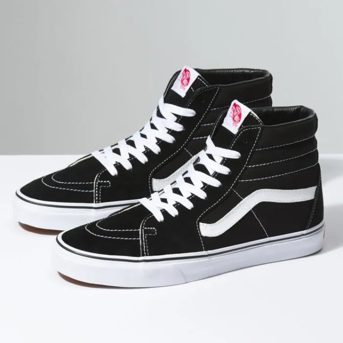 Vans Sk8Hi BlackBlackWhite Mens Classics Shoes