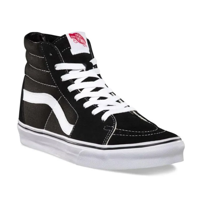 Vans Sk8Hi BlackBlackWhite Mens Classics Shoes Vans Sk8Hi BlackBlackWhite Mens Classics Shoes