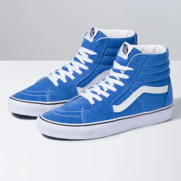 Vans Sk8Hi Nebulas BlueTrue White MensWomens Classics Shoes