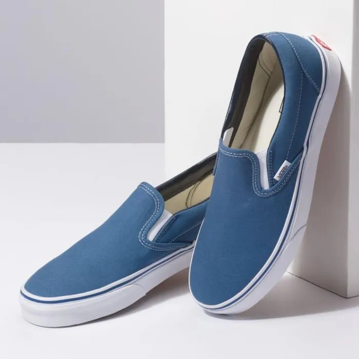 Vans SlipOn Navy MensWomens Classics Shoes Vans SlipOn Navy MensWomens Classics Shoes