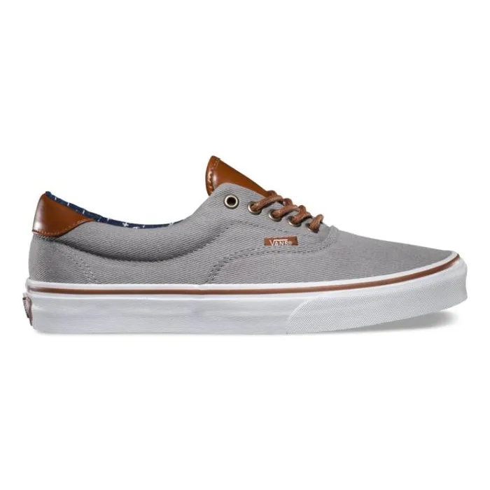 Vans TandL Era 59 Frost Grayplus MensWomens Classics Shoes