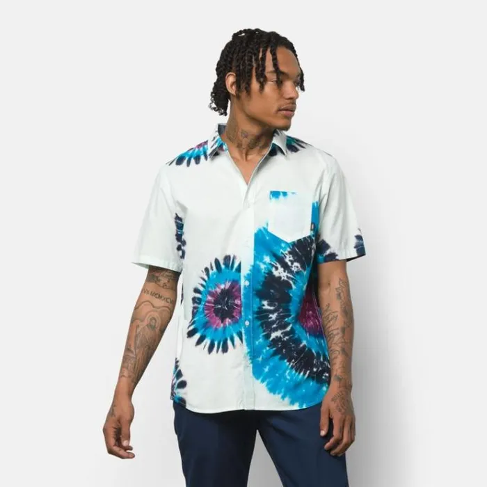 Vans Tie Dye TShirt WhiteVans Tie Dye Mens Shirts and Flannels Vans Tie Dye TShirt WhiteVans Tie Dye Mens Shirts and Flannels