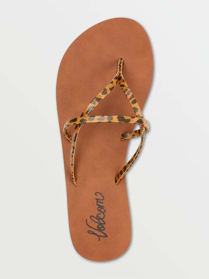 Volcom Sandals All Day Long Sandal 8211 Cheetah Cheetah 8211 Womens Volcom Sandals All Day Long Sandal 8211 Cheetah Cheetah 8211 Womens