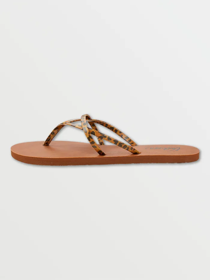 Volcom Sandals All Day Long Sandal 8211 Cheetah Cheetah 8211 Womens Volcom Sandals All Day Long Sandal 8211 Cheetah Cheetah 8211 Womens