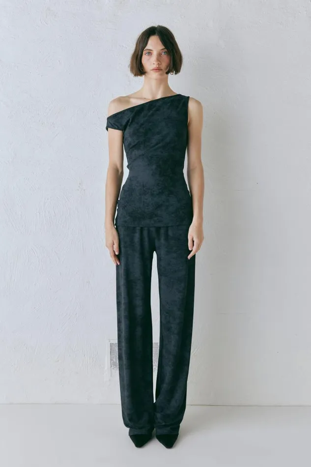 VRG GRL Kemi Pants Black Women Sets