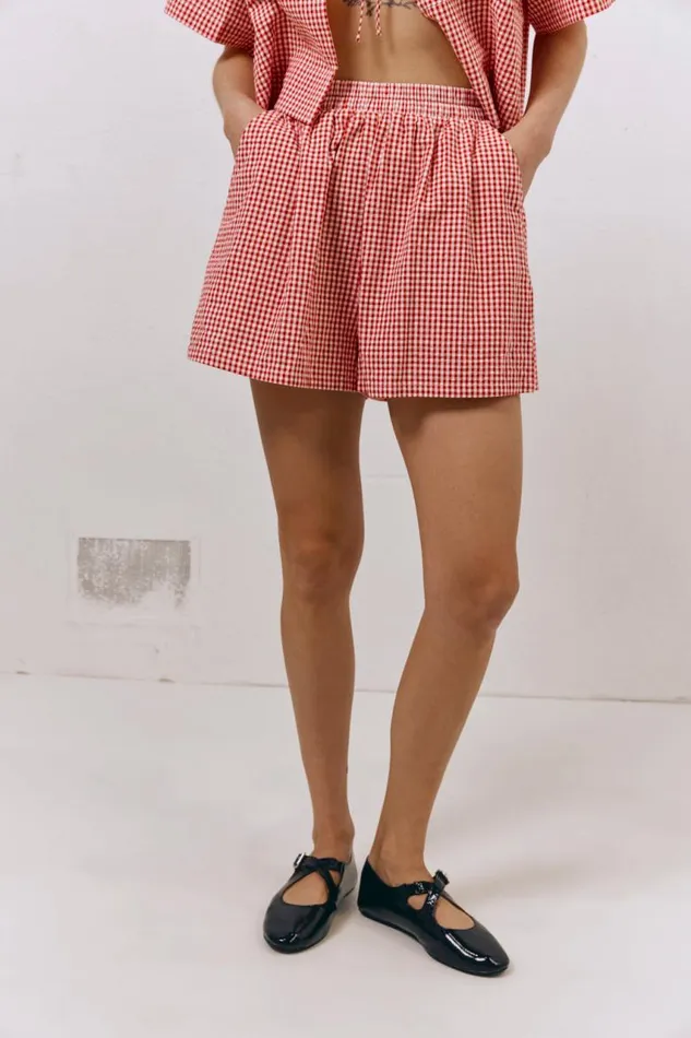 VRG GRL The Sea and I Shorts Red Women Shorts