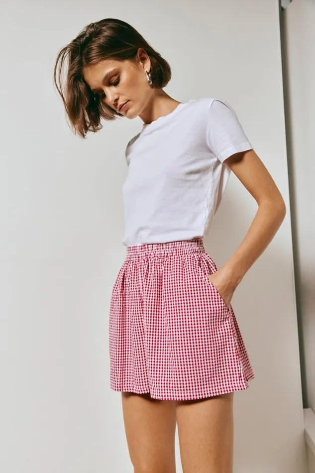 VRG GRL The Sea and I Shorts Red Women Shorts