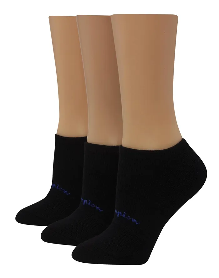 Women039S Compression NoShow Socks 3Pairs Black Women Champion Socks