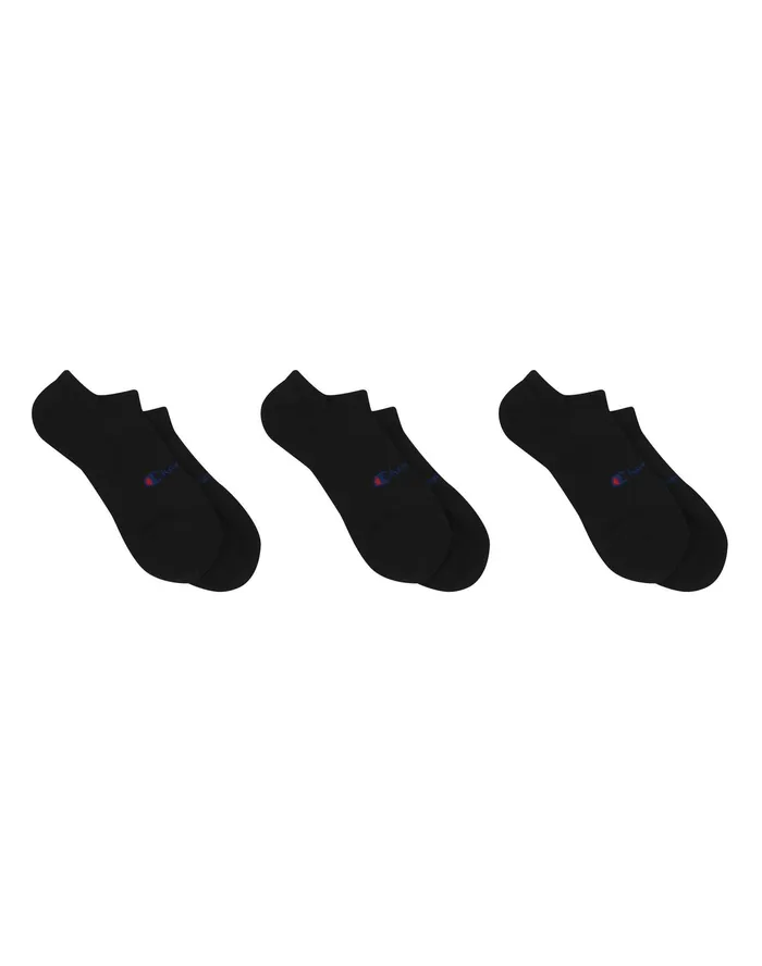 Women039S Compression NoShow Socks 3Pairs Black Women Champion Socks