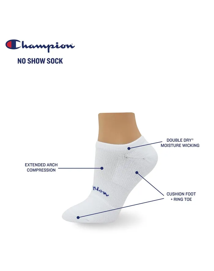 Women039S Compression NoShow Socks 3Pairs Black Women Champion Socks