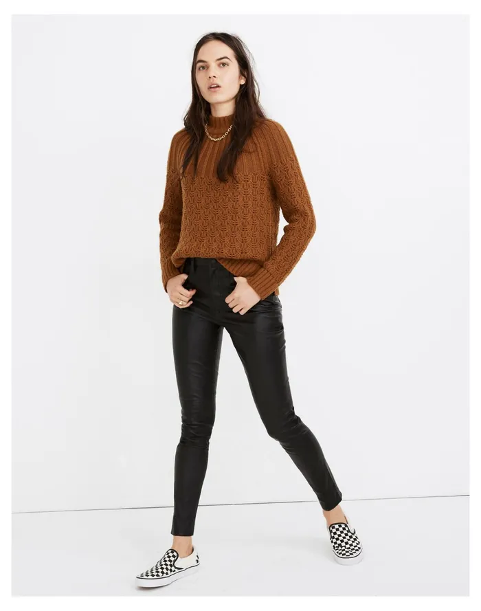 Women 10034 High Rise Skinny Jeans True Black Madewell Pants