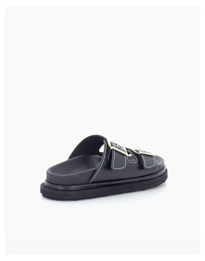 Women ALOHAS Buckle Strap Sandal Black Madewell Sandals Women ALOHAS Buckle Strap Sandal Black Madewell Sandals