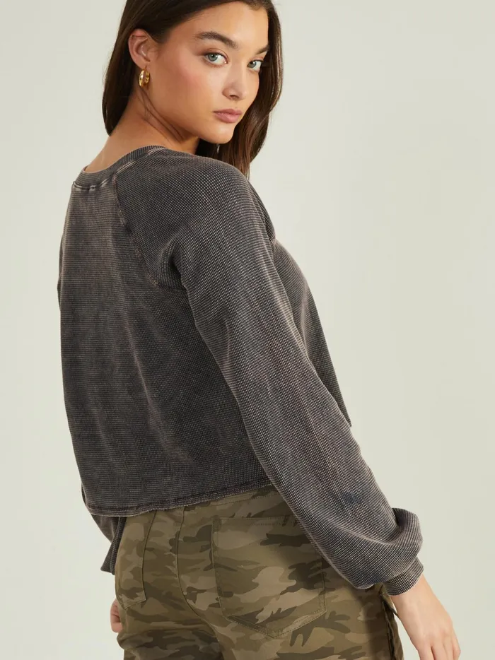 Women Altar039d State Blouses Viola Thermal Top Blackoyster