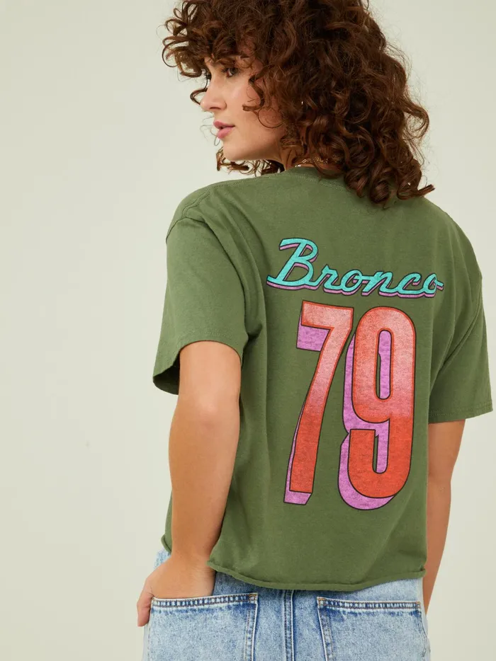 Women Altar039d State Graphics 1979 Bronco Graphic Tee Militarygreen
