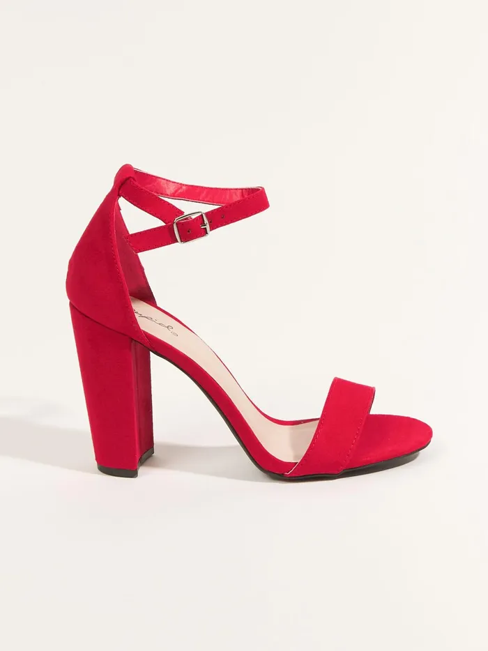 Women Altar039d State Heels Clara Suede Heel Red